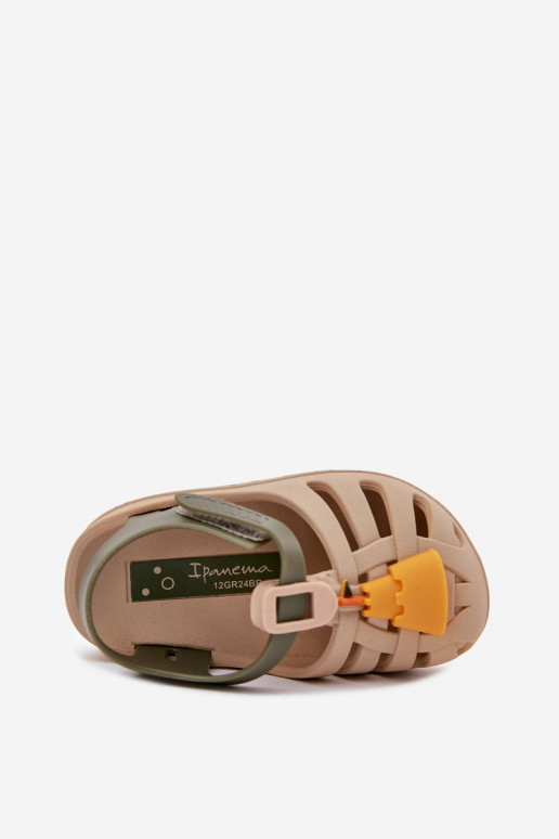 sandaalid Laste jalanõud krõpsudega kinnitatav 83619 Ipanema Summer XV Baby beeži värvi sandaalid Laste jalanõud krõpsudega kinnitatav 83619 Ipanema Summer XV Baby beeži värvi