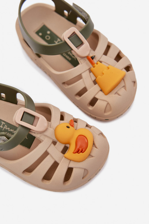 sandaalid Laste jalanõud krõpsudega kinnitatav 83619 Ipanema Summer XV Baby beeži värvi sandaalid Laste jalanõud krõpsudega kinnitatav 83619 Ipanema Summer XV Baby beeži värvi