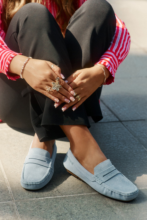 Soomuslikud mokasiinid Big Star sinised Soomuslikud mokasiinid Big Star sinised