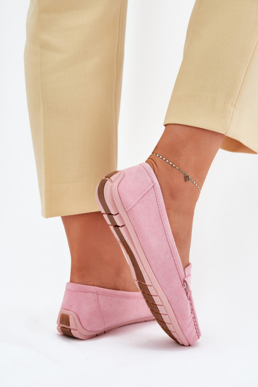 Elegantne mokassinid Heleroosat värvi Lenvie