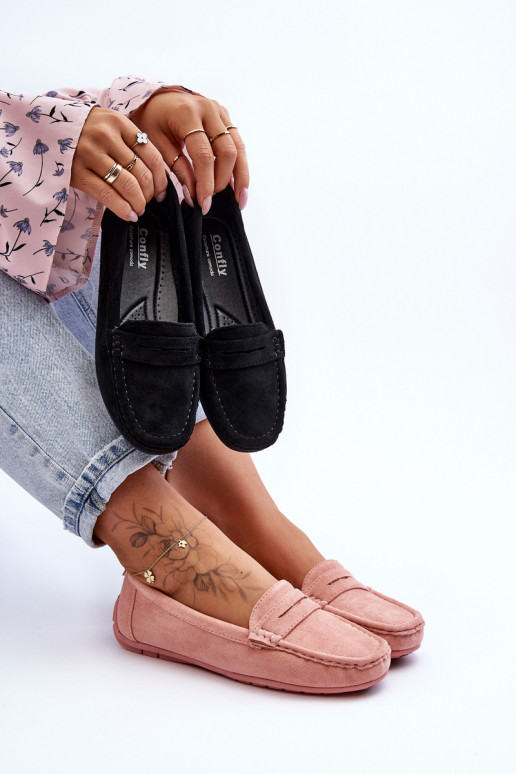 Elegantne mokassinid Heleroosat värvi Lenvie