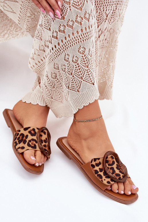 Sussid  kaunistustega neetide ja pandlaga leopardimustriga Luwam Sussid  kaunistustega neetide ja pandlaga leopardimustriga Luwam