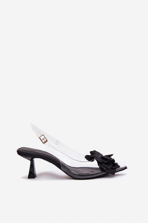 sandaalid kõrge jämeda kontsaga   Must Risalie  sandaalid kõrge jämeda kontsaga   Must Risalie