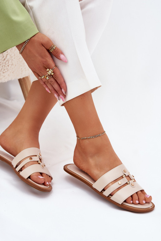 sileda tallaga naiste plätud Ze Kuldset värvim Detalem beeži värvi Noroti sileda tallaga naiste plätud Ze Kuldset värvim Detalem beeži värvi Noroti