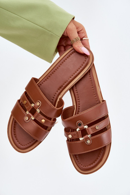 sileda tallaga naiste plätud Ze Kuldset värvim Detalem pruunid värvi Noroti sileda tallaga naiste plätud Ze Kuldset värvim Detalem pruunid värvi Noroti