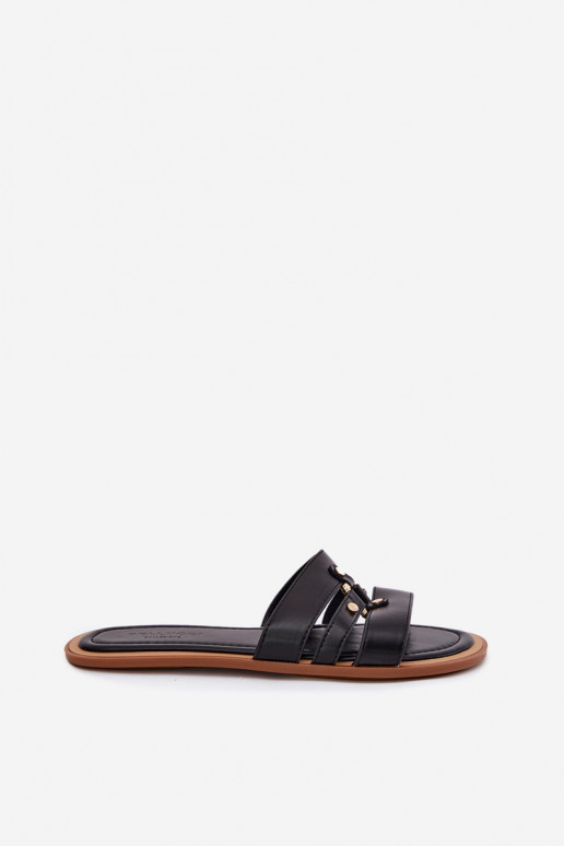 sileda tallaga naiste plätud Ze Kuldset värvim Detalem Must Noroti sileda tallaga naiste plätud Ze Kuldset värvim Detalem Must Noroti