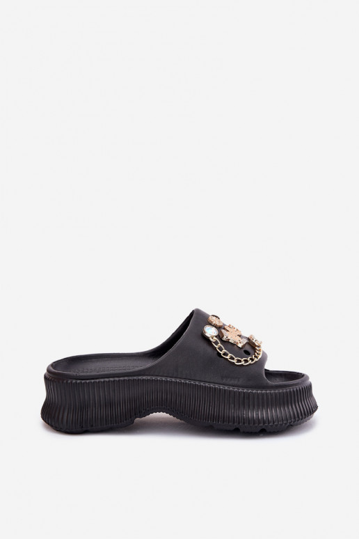 Kerged rannaplätud naiste plätud Ze Kuldset värvimi Przypinkami Must Hortiana Kerged rannaplätud naiste plätud Ze Kuldset värvimi Przypinkami Must Hortiana