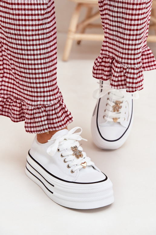 naiste saapad platvormiga Ze Kuldset värvimi Przypinkami valget värvi Fiorina naiste saapad platvormiga Ze Kuldset värvimi Przypinkami valget värvi Fiorina