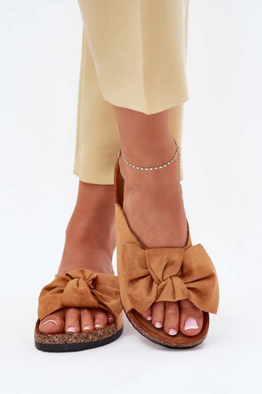 naiste plätud  Kokardką pruunid värvi Seressa naiste plätud  Kokardką pruunid värvi Seressa