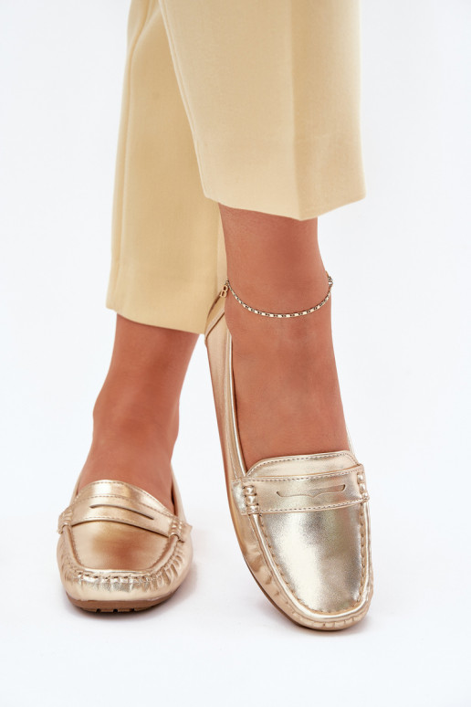  Eko   Mokassiinid Kuldset värvi Lenvie