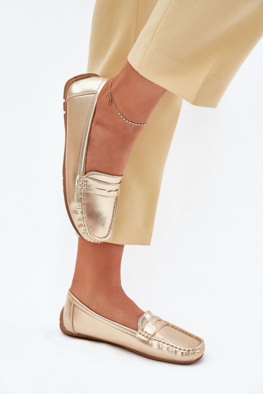  Eko   Mokassiinid Kuldset värvi Lenvie