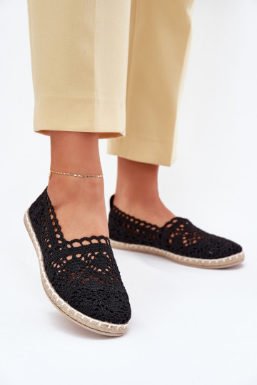 pitsilised espadrillid  Must Adelira 2