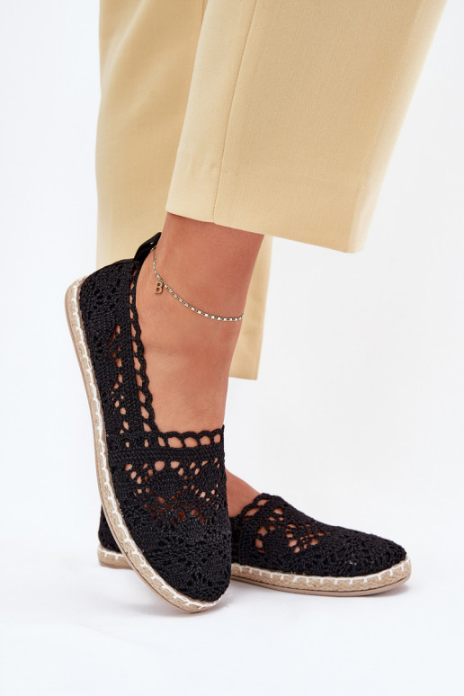 pitsilised espadrillid  Must Adelira pitsilised espadrillid  Must Adelira