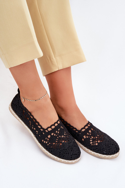 pitsilised espadrillid  Must Adelira pitsilised espadrillid  Must Adelira