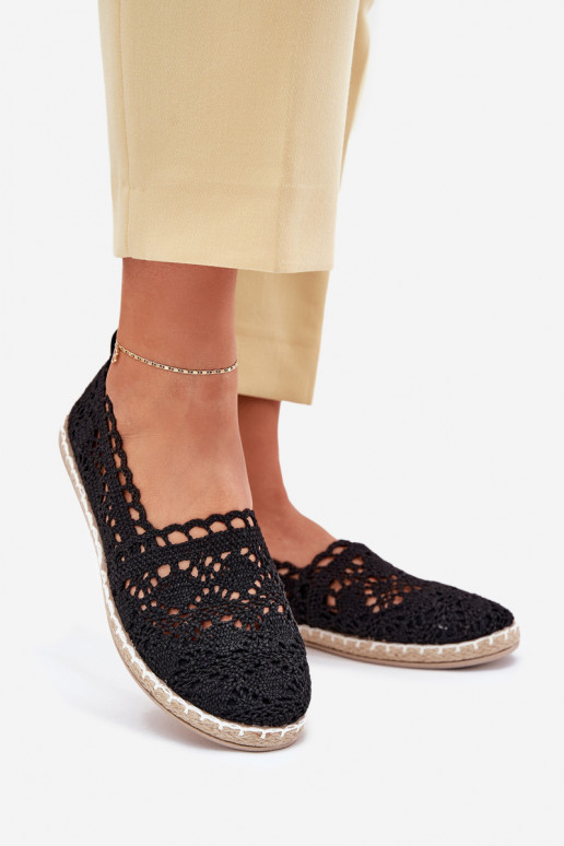pitsilised espadrillid  Must Adelira pitsilised espadrillid  Must Adelira