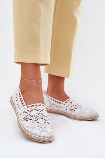 pitsilised espadrillid  valget värvi Adelira