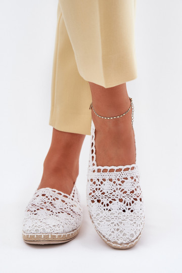 pitsilised espadrillid  valget värvi Adelira 2
