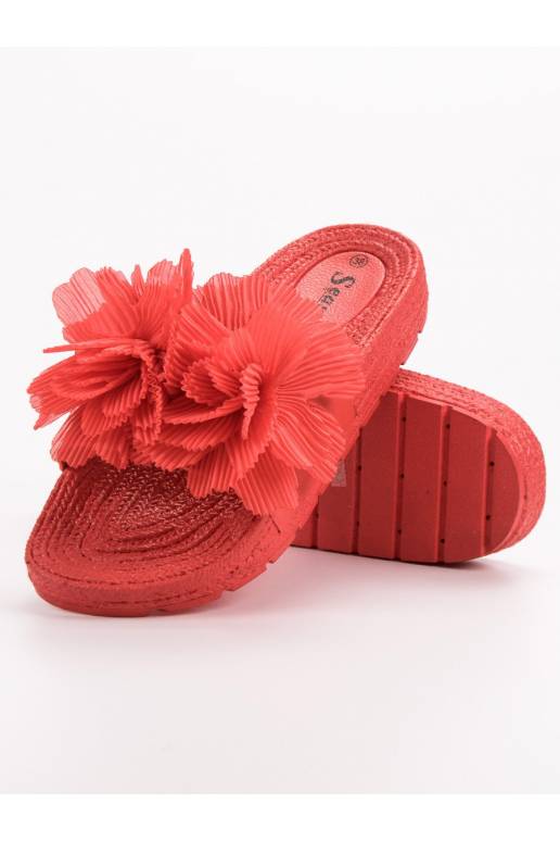 Punased Plätud lilledega BAT_CK88R Punased Plätud lilledega BAT_CK88R