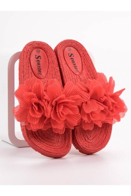 Punased Plätud lilledega BAT_CK88R Punased Plätud lilledega BAT_CK88R