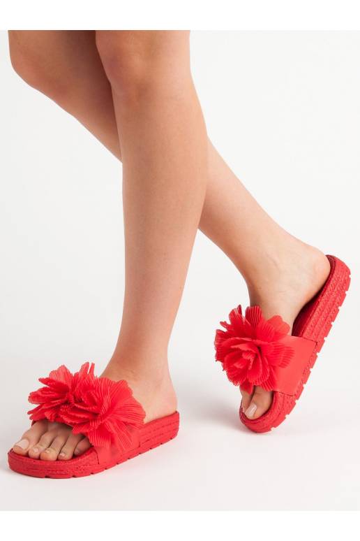 Punased Plätud lilledega BAT_CK88R Punased Plätud lilledega BAT_CK88R