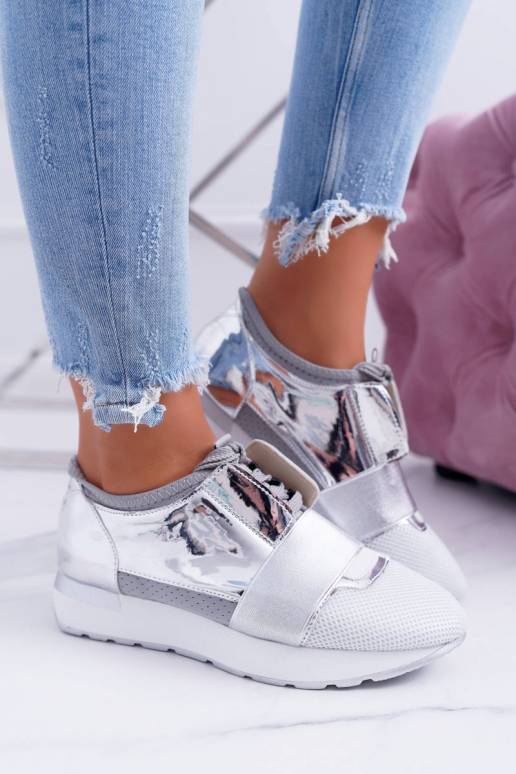 Lu Boo Hõbedat värvi Sportliku... Lu Boo Hõbedat värvi Sportliku...