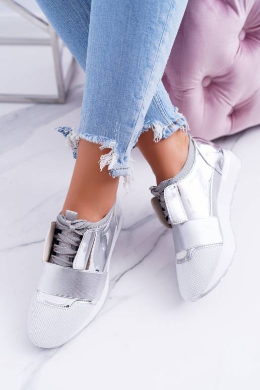 Lu Boo Hõbedat värvi Sportliku... Lu Boo Hõbedat värvi Sportliku...