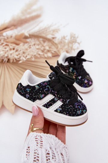 spordijalatsid  tüüpi jalanõud Laste jalanõud südametega Must Mirelle