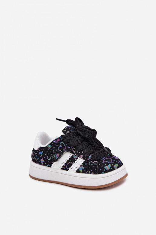 spordijalatsid  tüüpi jalanõud Laste jalanõud südametega Must Mirelle