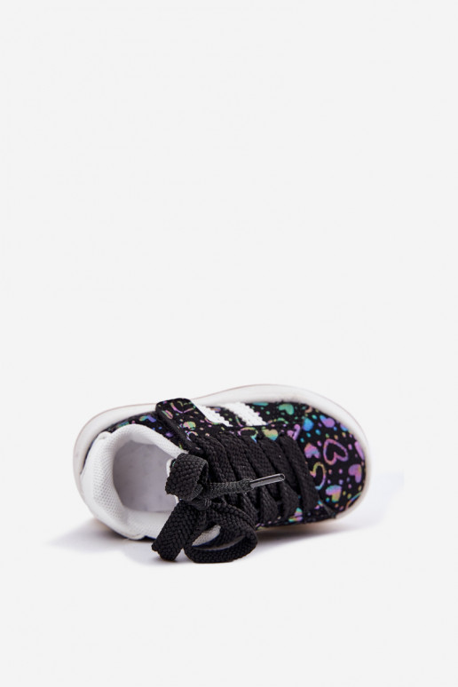 spordijalatsid  tüüpi jalanõud Laste jalanõud südametega Must Mirelle