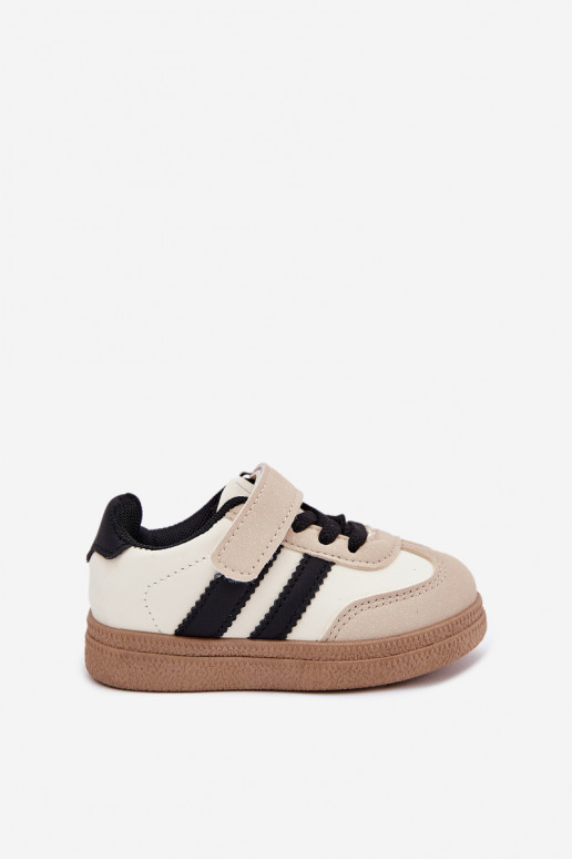 spordijalatsid  tüüpi jalanõud Laste jalanõud krõpsudega kinnitatav beeži värvi Adelina