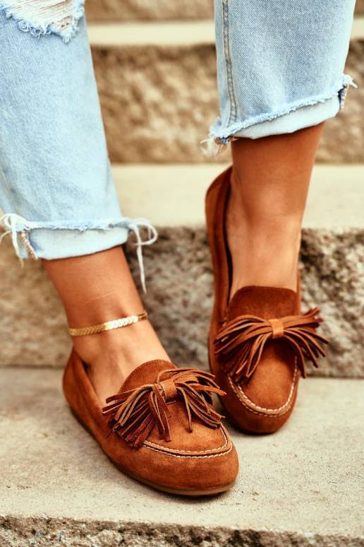 Mokasīni Dabīgas ādas brūnas krāsas... Mokasīni Dabīgas ādas brūnas krāsas...