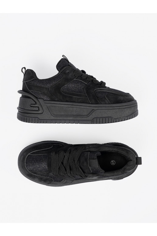 Moekad vabaajajalatsid z koronką Mustad