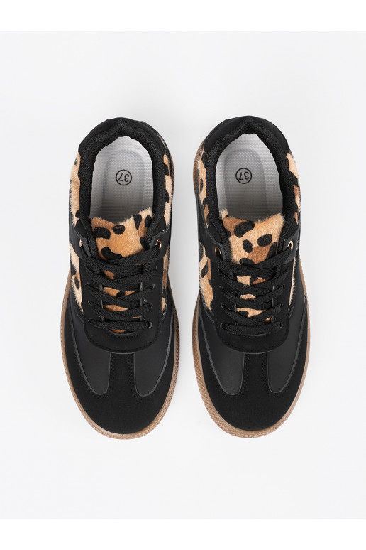  Mustad Naiste kingad z wstawkami 