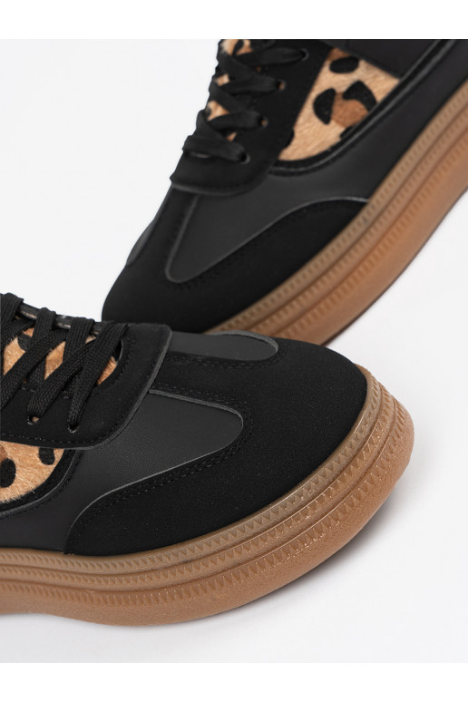  Mustad Naiste kingad z wstawkami 