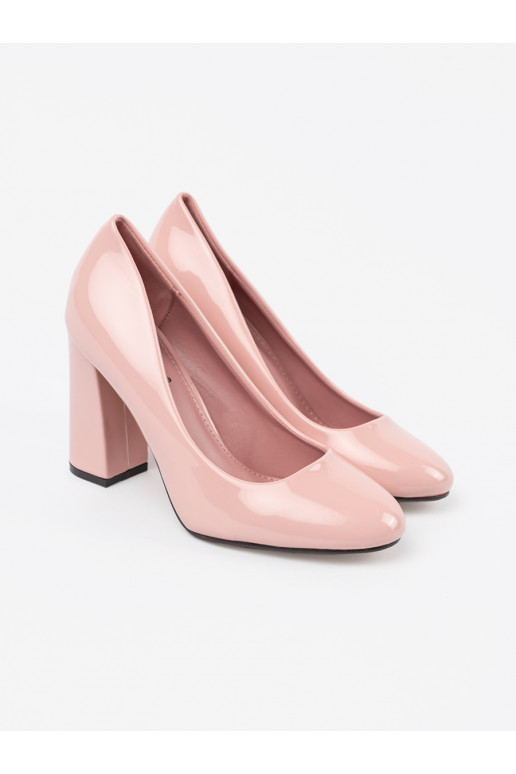 Rózowe  poolsaapad kõrge kontsaga