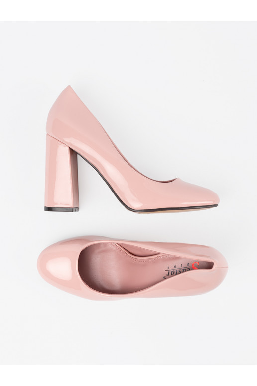 Rózowe  poolsaapad kõrge kontsaga