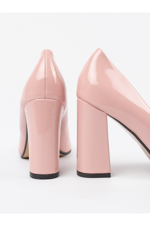 Rózowe  poolsaapad kõrge kontsaga