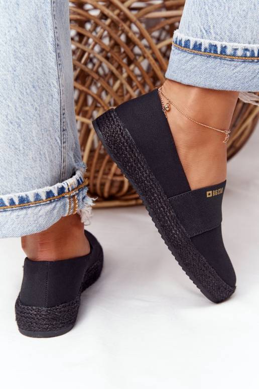 Espadrilės juodos spalvos Espadrilės juodos spalvos