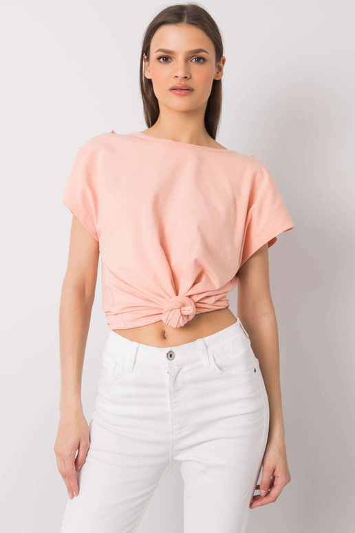 Virsikuvärvi volangidega pluus Leanne