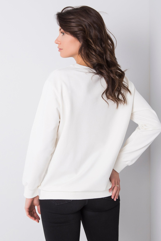 Valge Trisha trükiga dressipluus Valge Trisha trükiga dressipluus