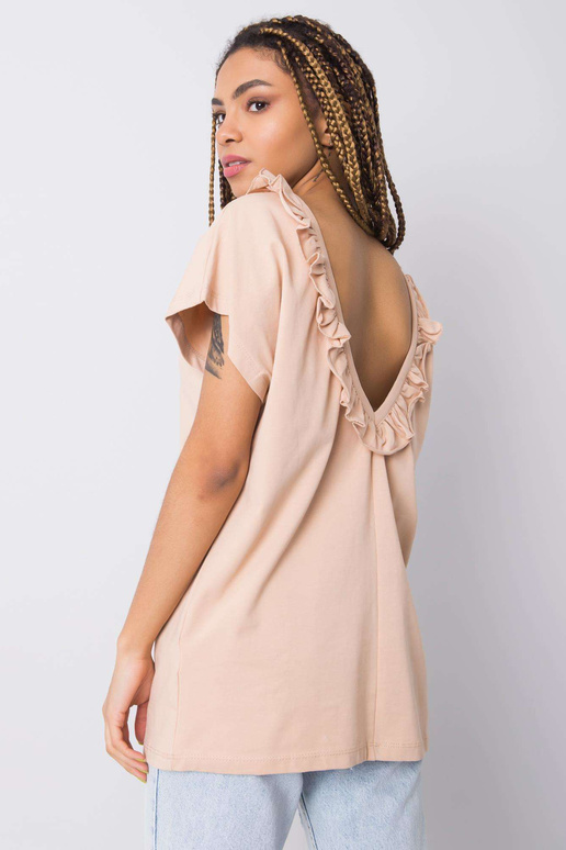 Beež volangidega pluus Leanne