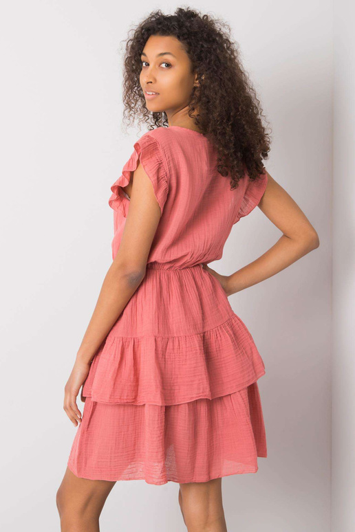 Roosa volangidega kleit Melbina OCH...