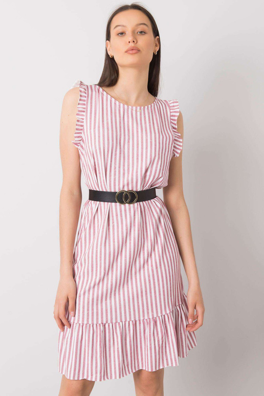 Clarabelle triibuline Burgundia kleit Clarabelle triibuline Burgundia kleit