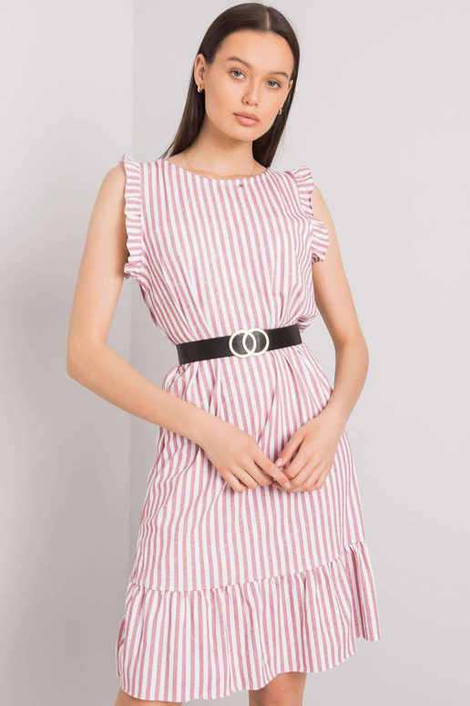 Clarabelle triibuline Burgundia kleit Clarabelle triibuline Burgundia kleit