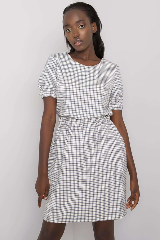 Bellatrixi valgeruuduline kleit