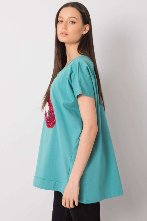 Gilda türkiissinine vabaaja pluus