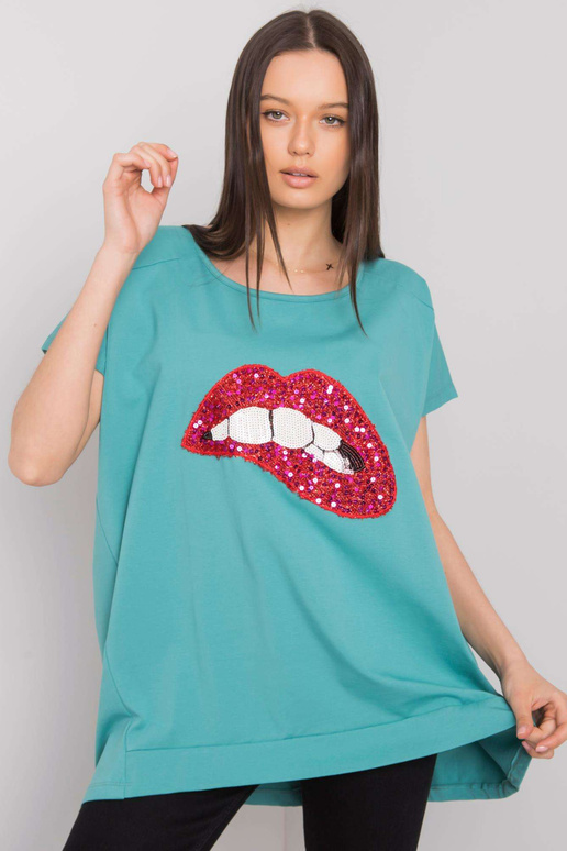 Gilda türkiissinine vabaaja pluus