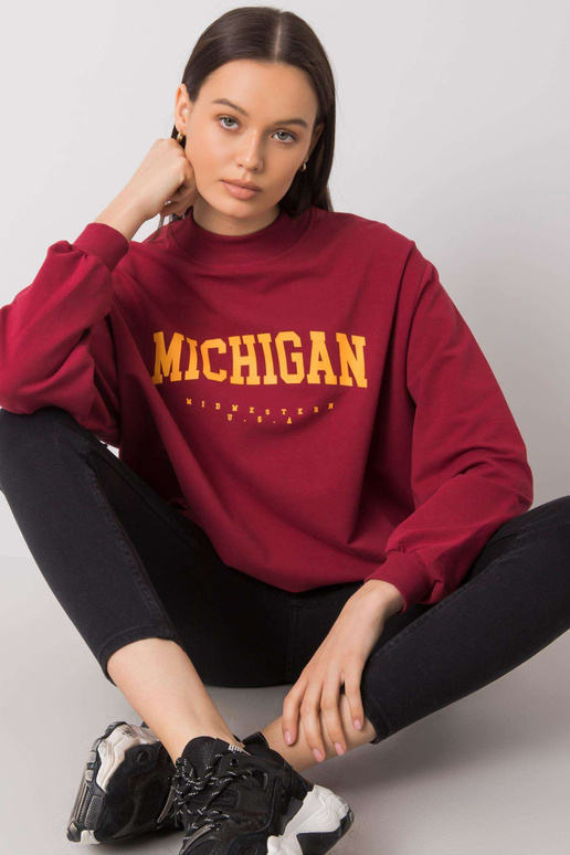 Burgundia dressipluus trükiga Majorie...