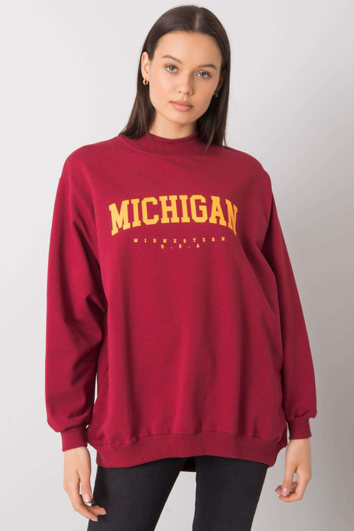 Burgundia dressipluus trükiga Majorie...