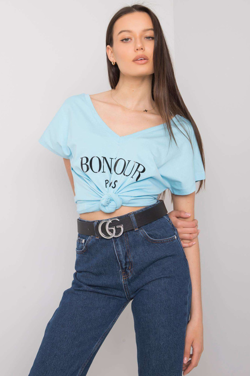 Sinine t-särk kirjaga Hortense